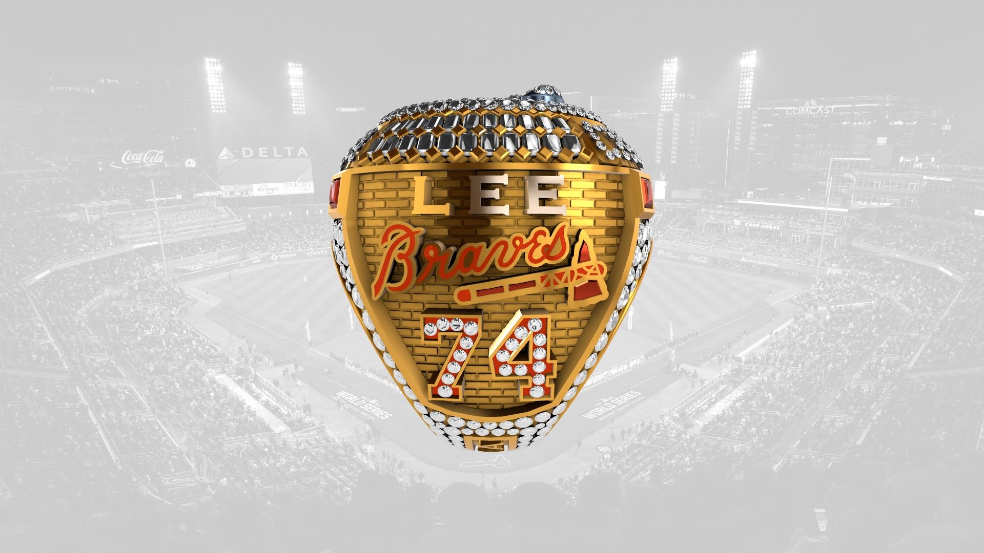 2021 Braves World Series Ring - Dylan Lee